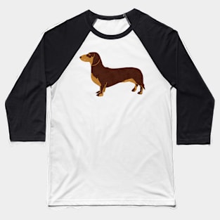 Sausage dog (Daschund) Baseball T-Shirt